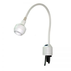 Lampa badawczo-zabiegowa FLH-2 LED, z mocowaniem do ściany (z gęsią szyją, bezcieniowa) - ścienna krótsze ramię